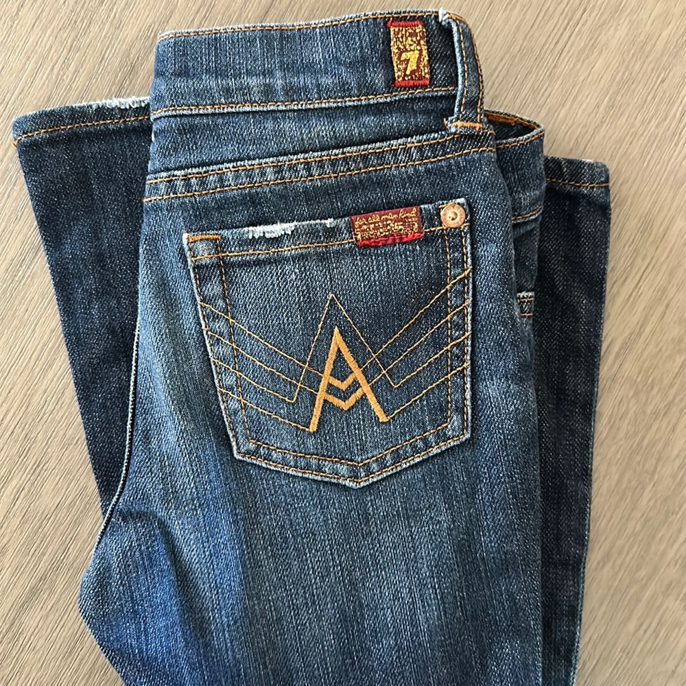 Seven for all mankind girls jeans A pocket